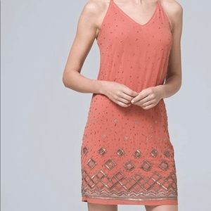 NWOT Beaded and Sequenced  WHBM Dress
